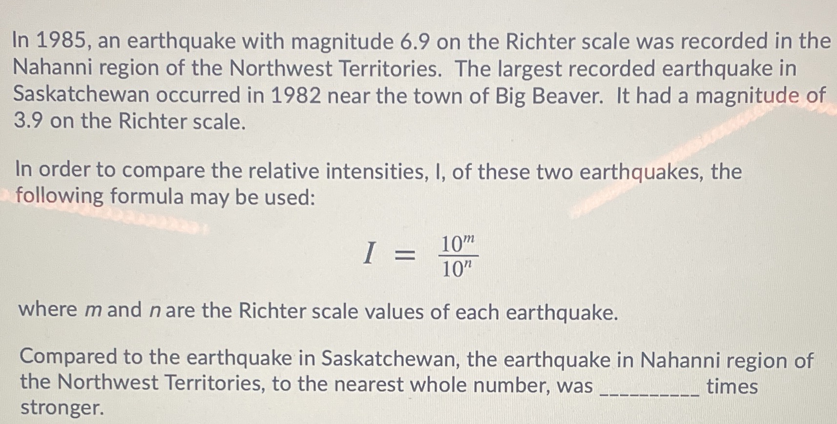 i really need help with mathhh please:( In 1985,