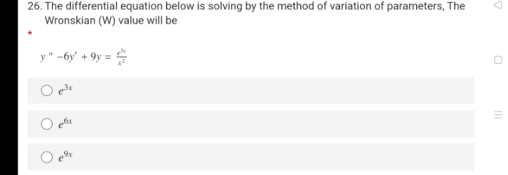 asapp plss 26. The differential equation below is