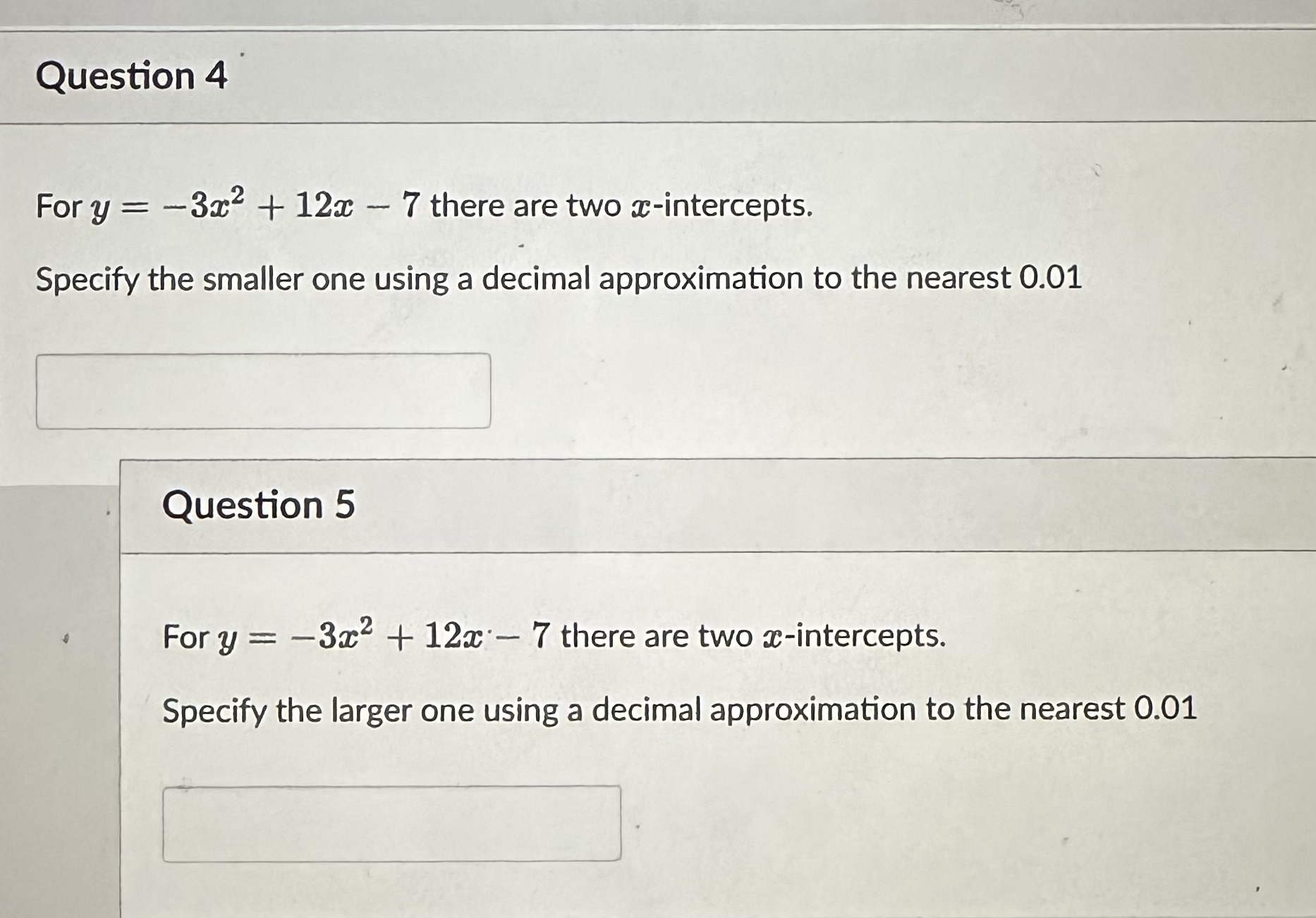 4. Solve and explain 5. Solve and explain