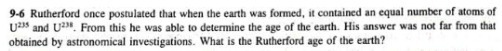 9-6 Rutherford once postulated that when the