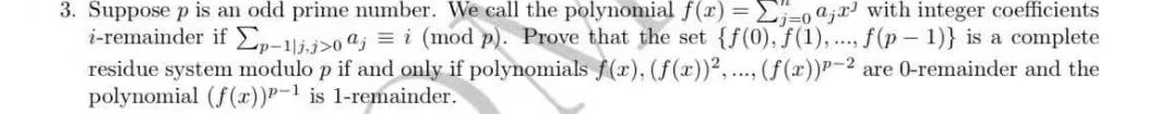 3. Suppose p is an odd prime number. We call the