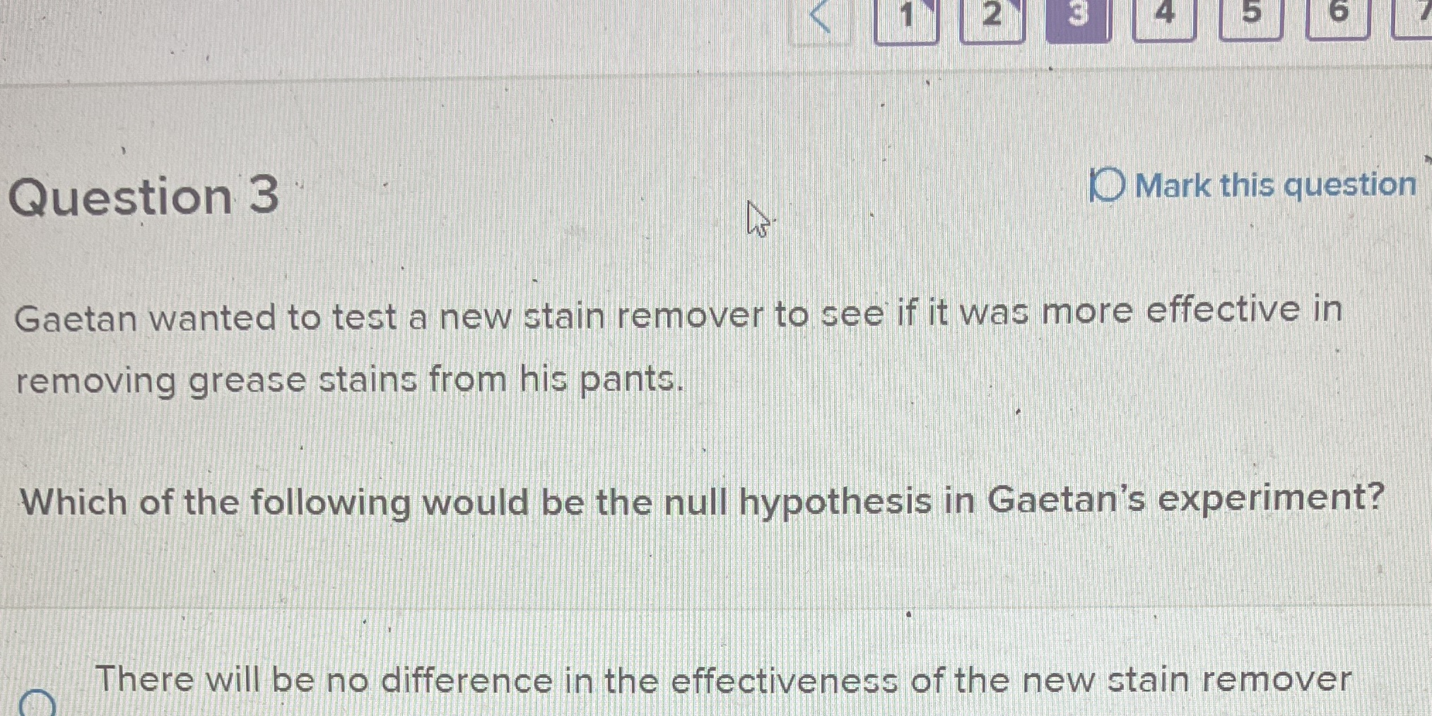 2 3 4 5 Question 3 Mark this question Gaetan