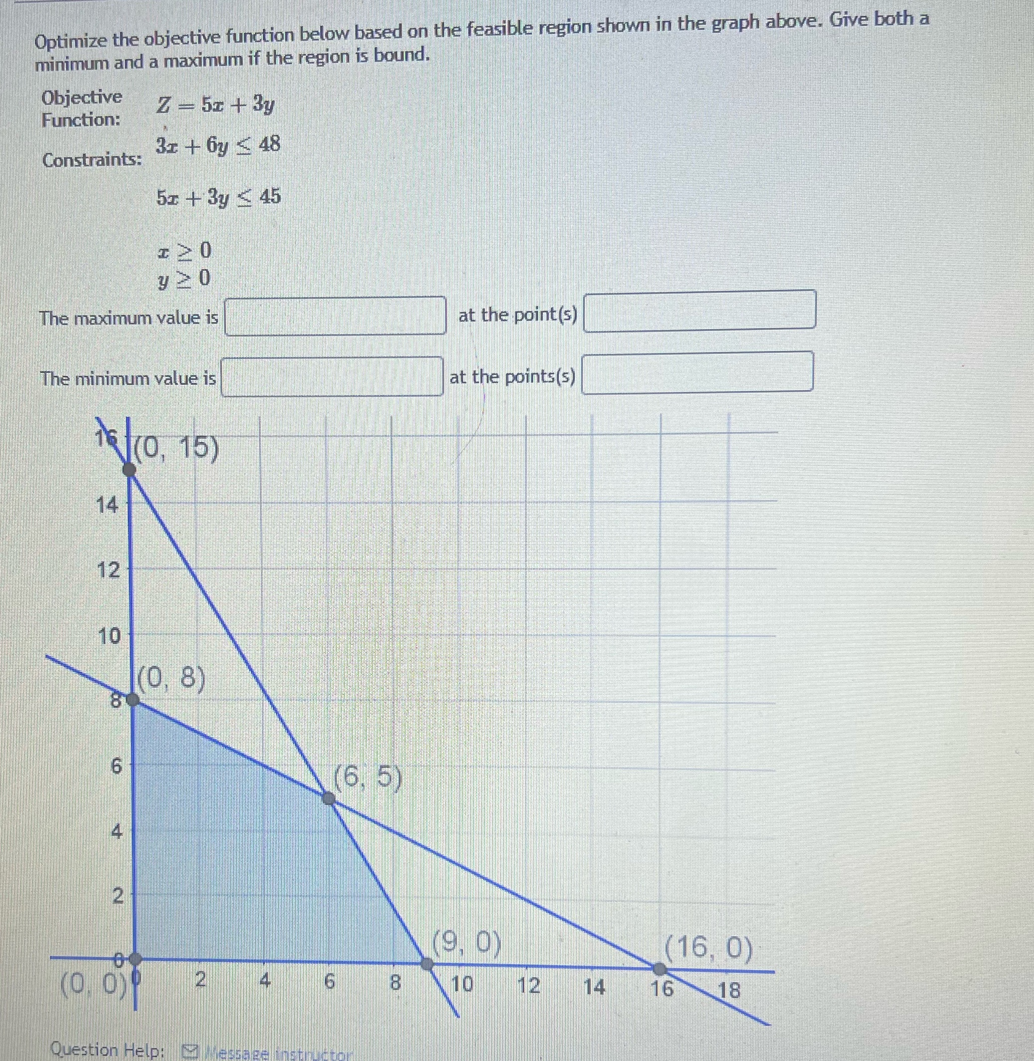I need help confused ? 8 Optimize the objective