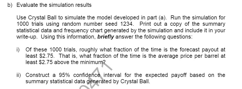 b) Evaluate the simulation results Use Crystal