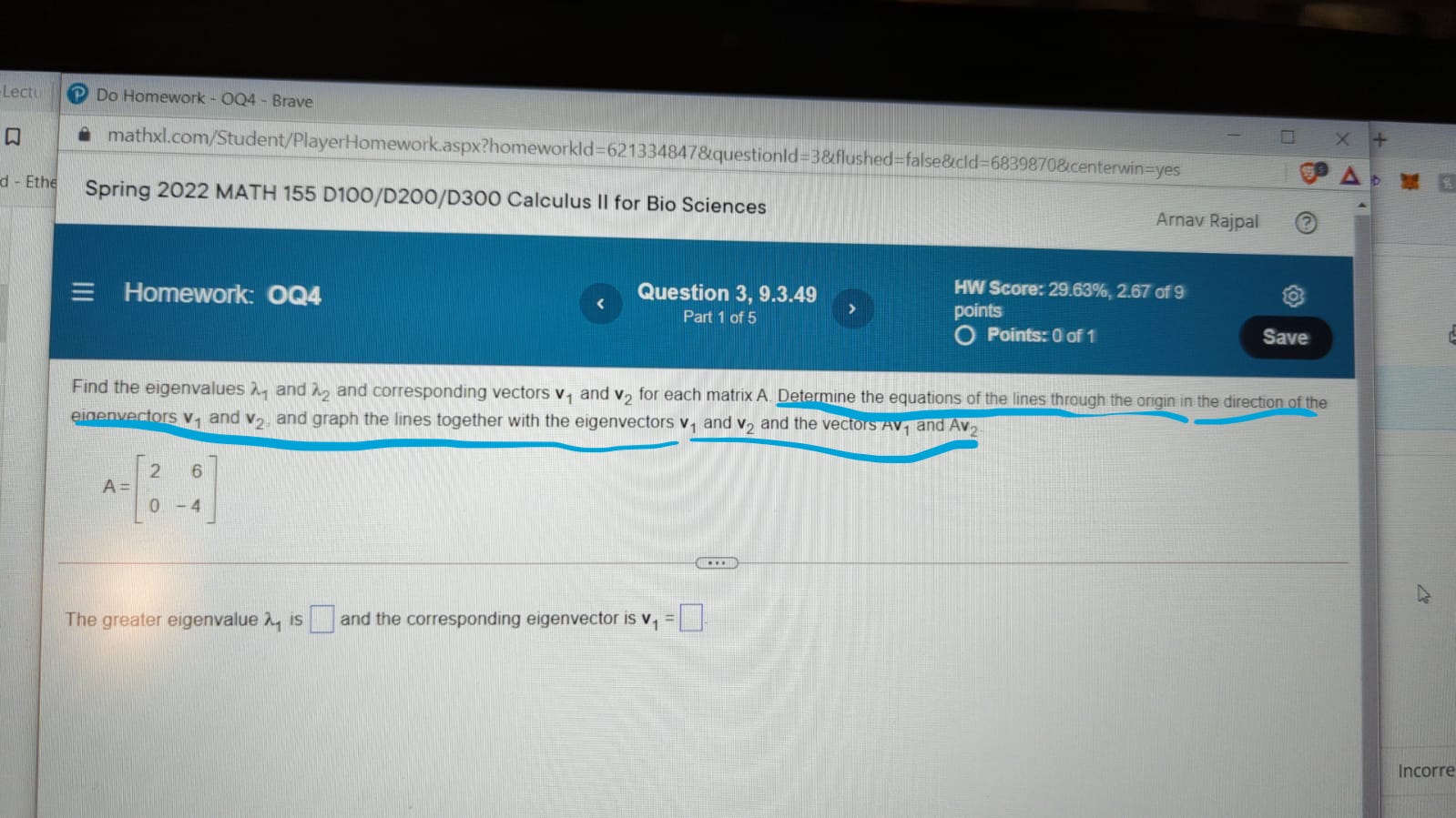 Lectu Do Homework - OQ4 - Brave X +