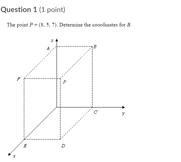 \fQuestion 2 (1 point) AB is the vector from the