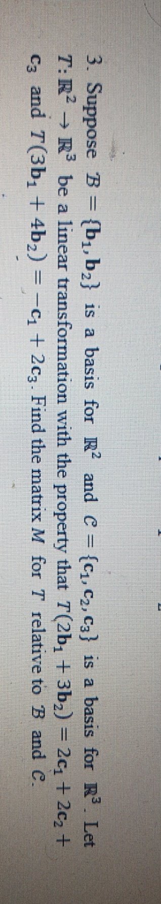 please solve as soon as posible 3. Suppose B -