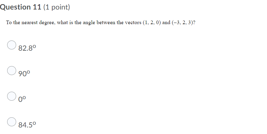 \fQuestion 2 (1 point) AB is the vector from the