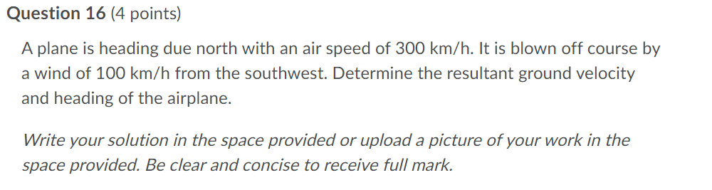 \fQuestion 2 (1 point) AB is the vector from the