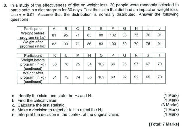 Course: Quantitative Methods Code: BADB1014