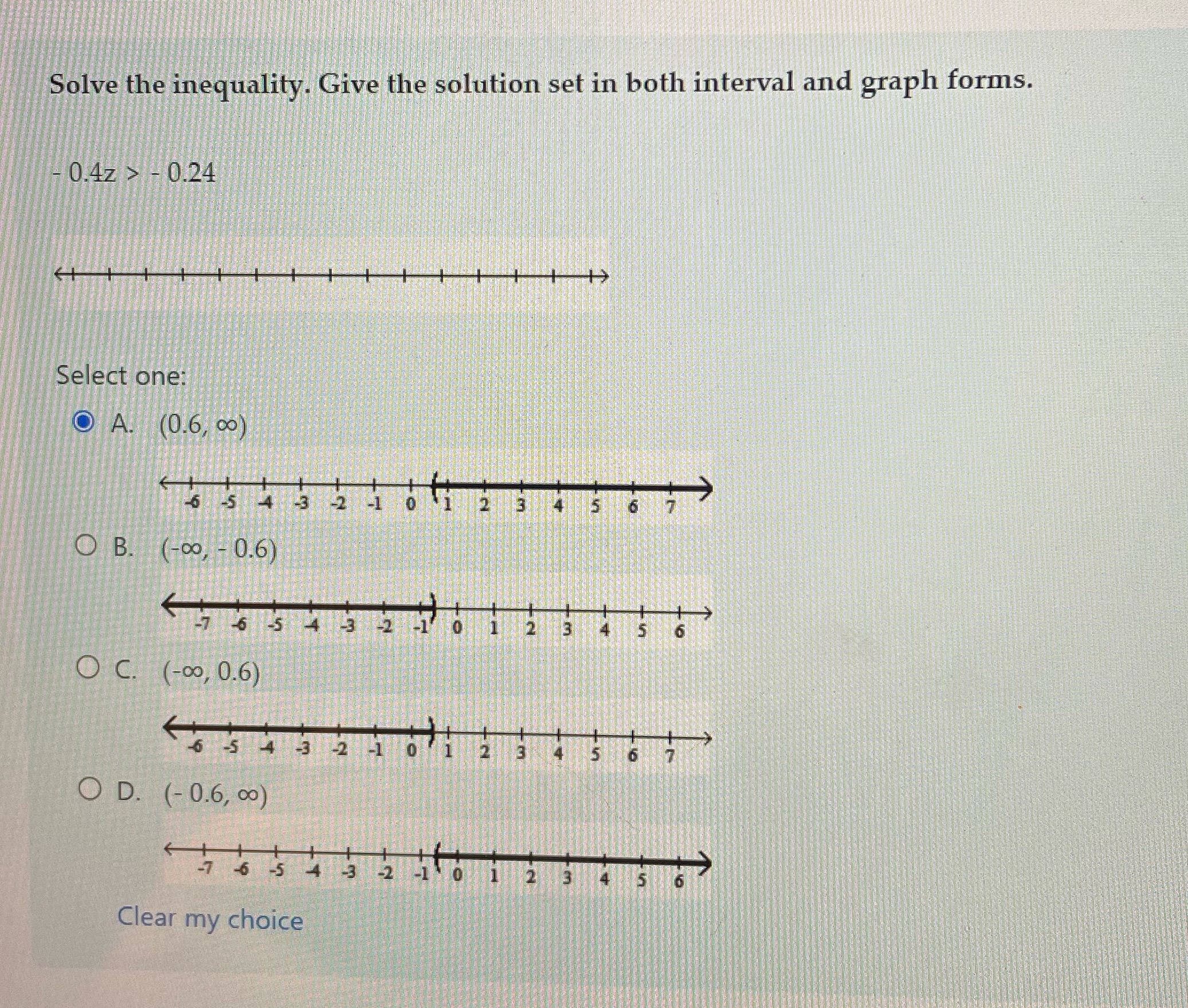 I need help Solve the inequality. Give the