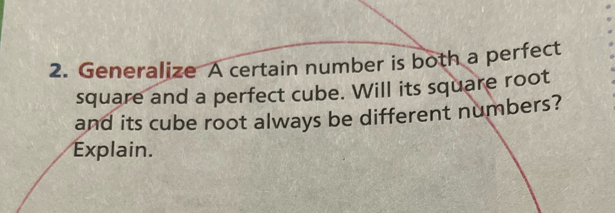 2. Generalize A certain number is both a perfect