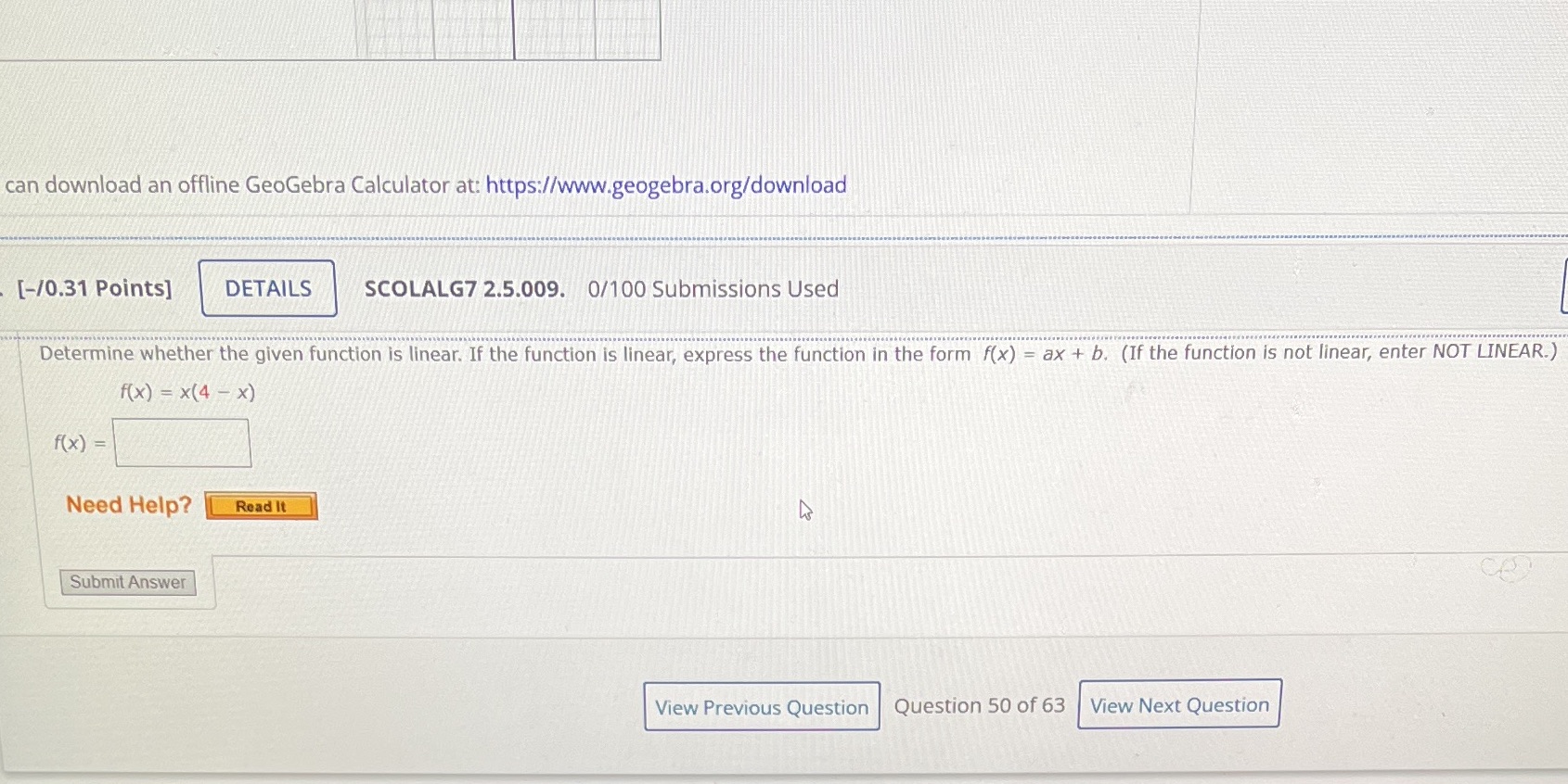 can download an offline GeoGebra Calculator at: