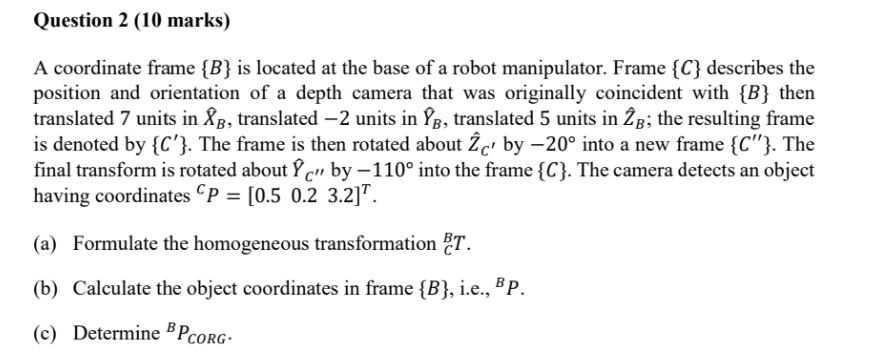 Need help to solve this question Question 2 (III