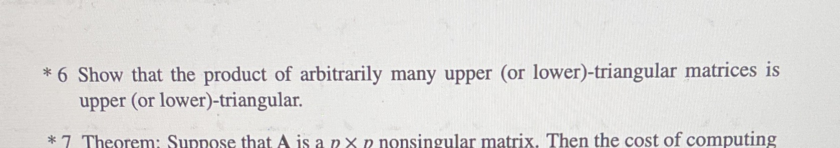 * 6 Show that the product of arbitrarily many