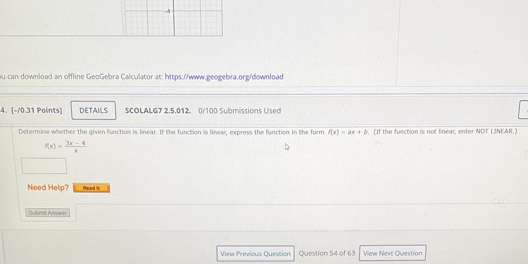 u can download an offline GeoGebra Calculator at: