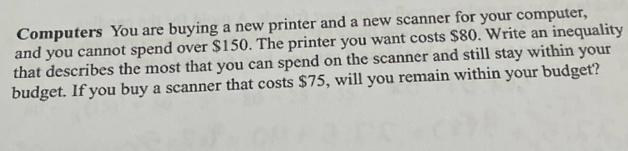 Please help me answer question Computers You are