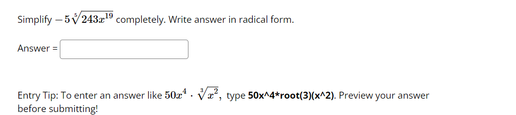 1) Evaluate V64\f\f\fSimplify 4V3 272:2