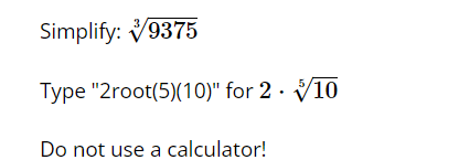 1) Evaluate V64\f\f\fSimplify 4V3 272:2