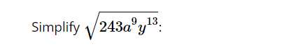 1) Evaluate V64\f\f\fSimplify 4V3 272:2