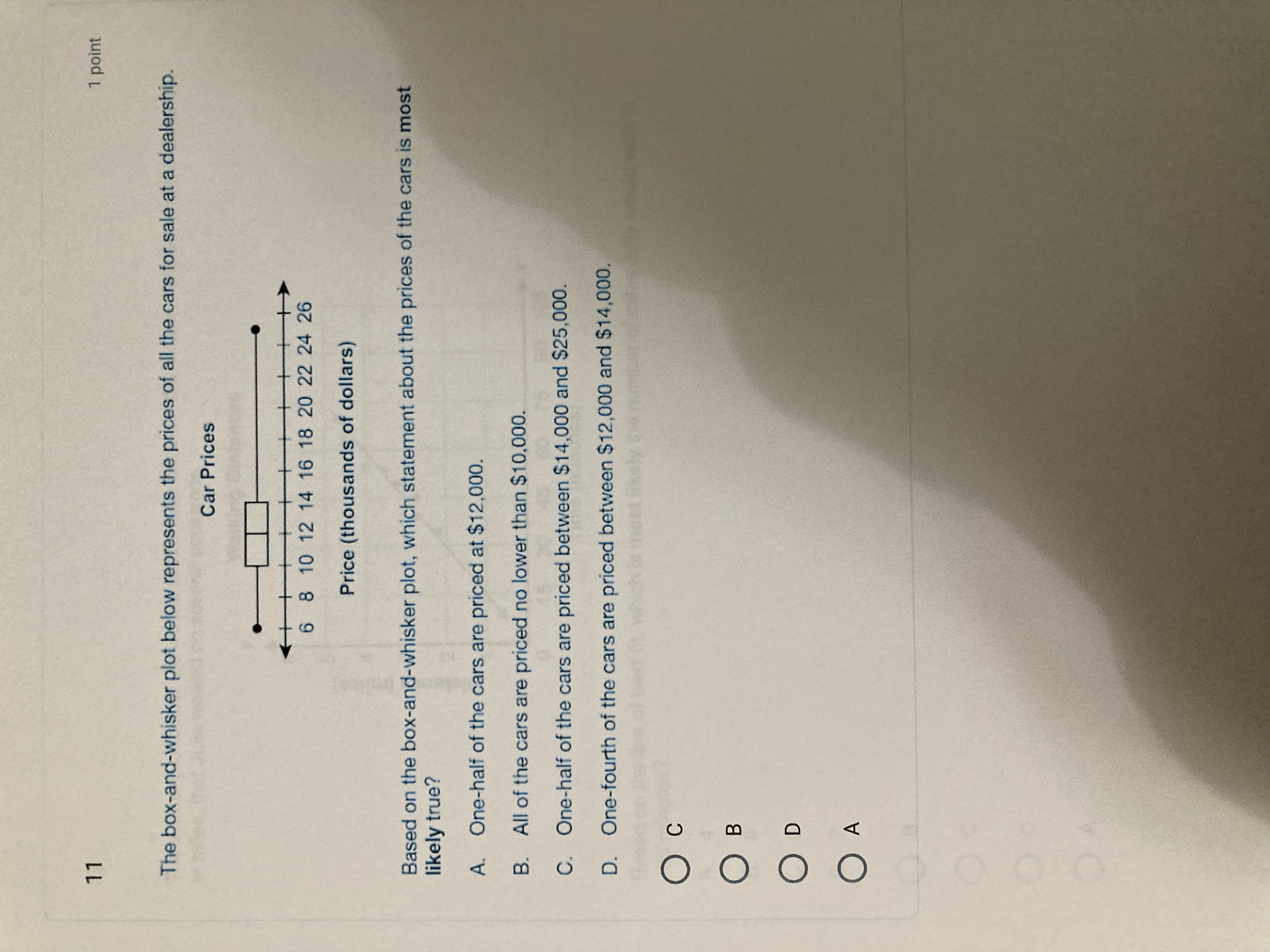 Please print and thank you. 11 1 point The