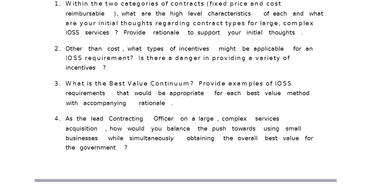 . Within the two categories of contracts (fixed