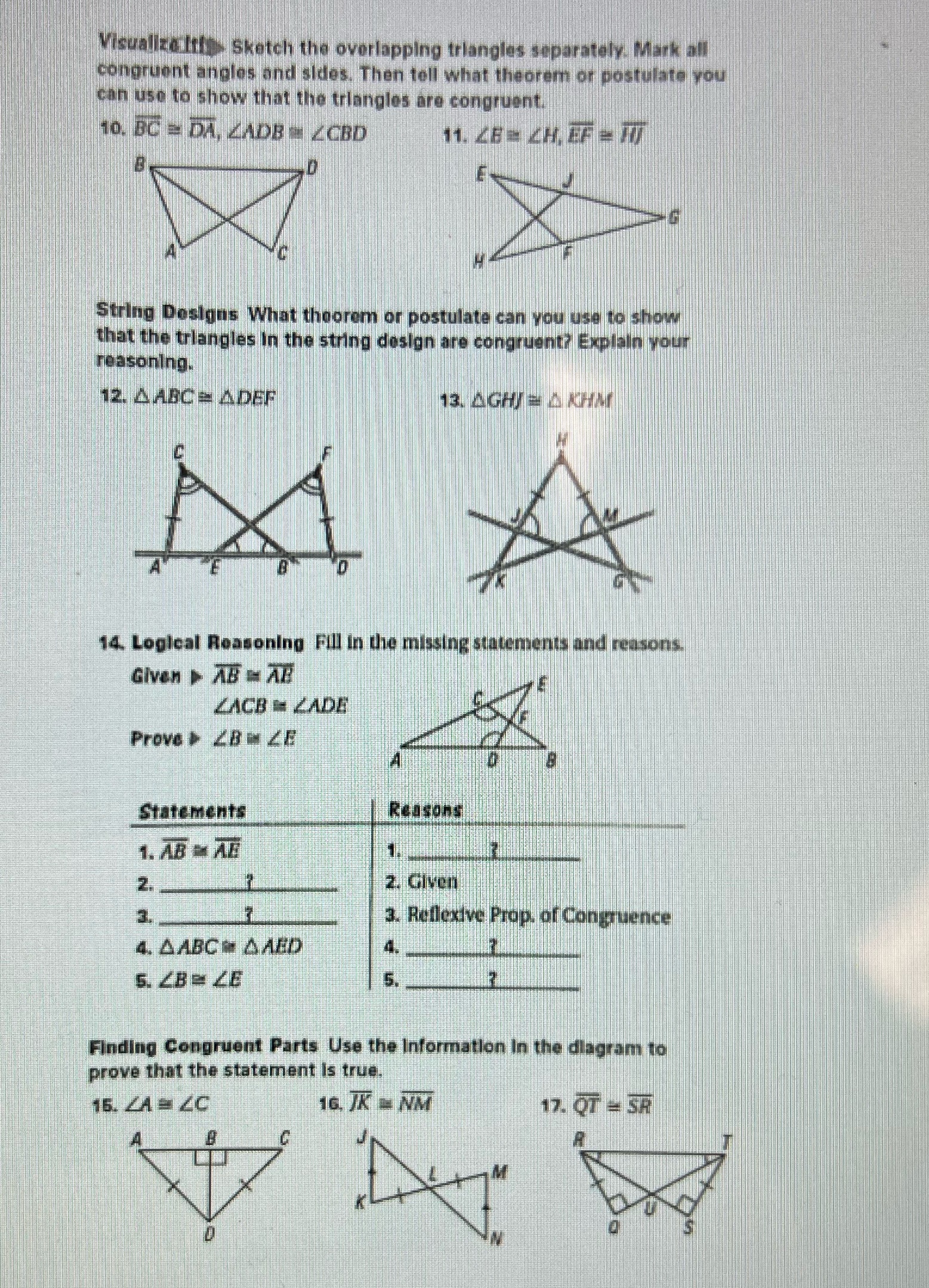 Can you give me all the answers with explanation