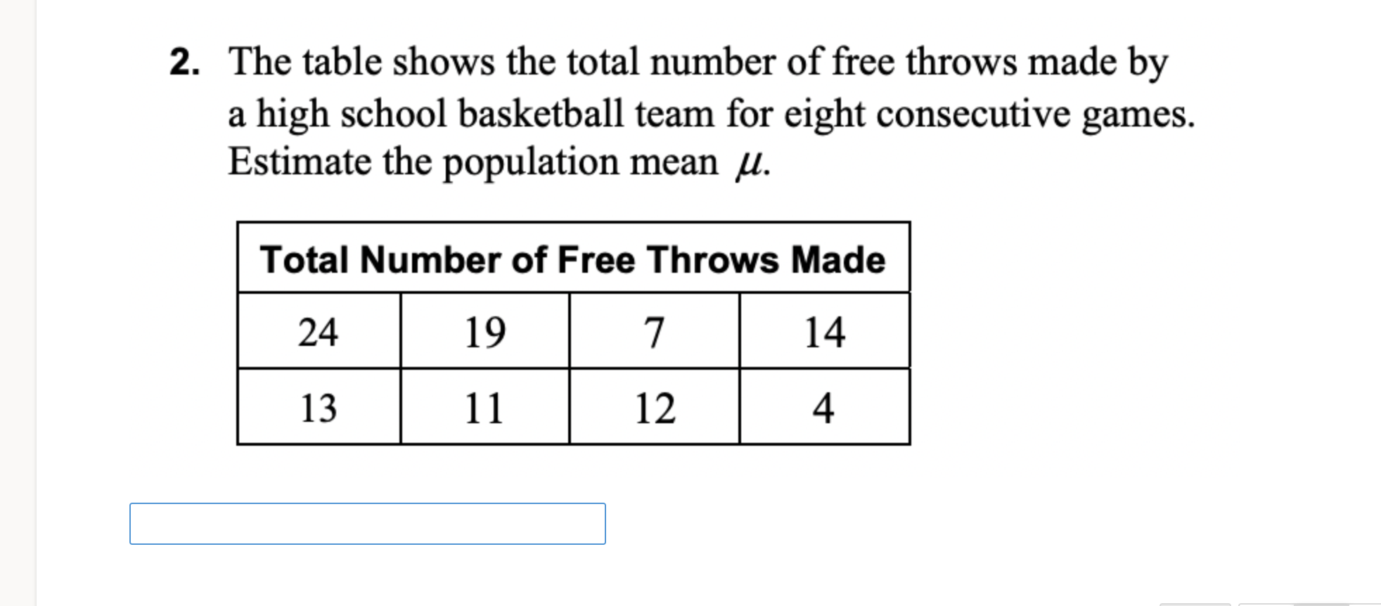 Just answer it. I dont need explain 1. The table