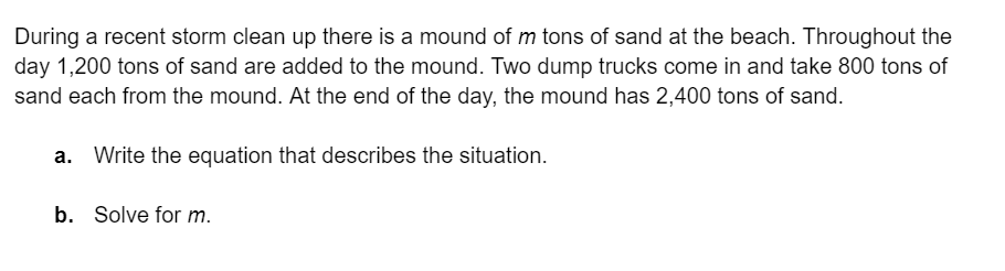 During a recent storm clean up there is a mound