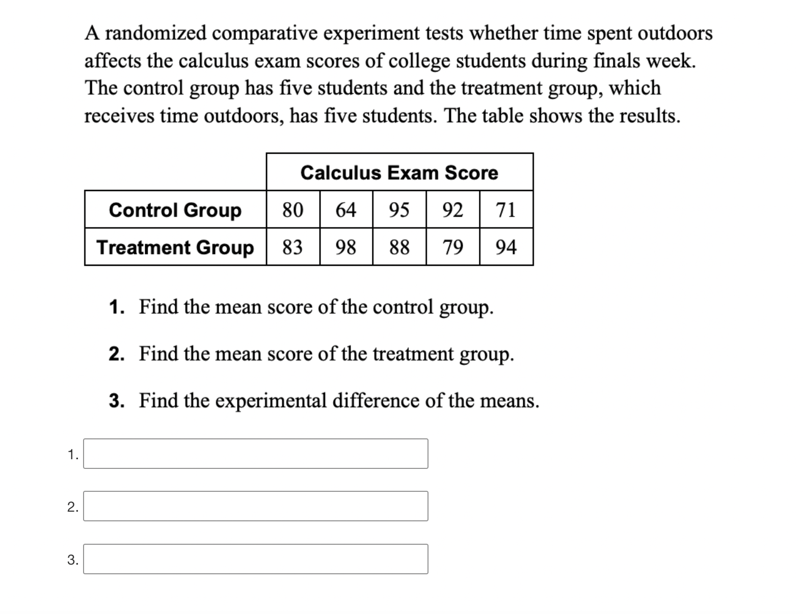 Just answer it. I dont need explain 1. The table