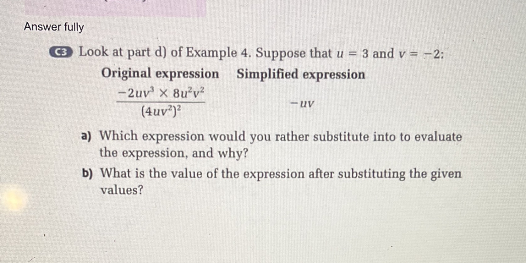 Hello! Please answer the equation fully as well