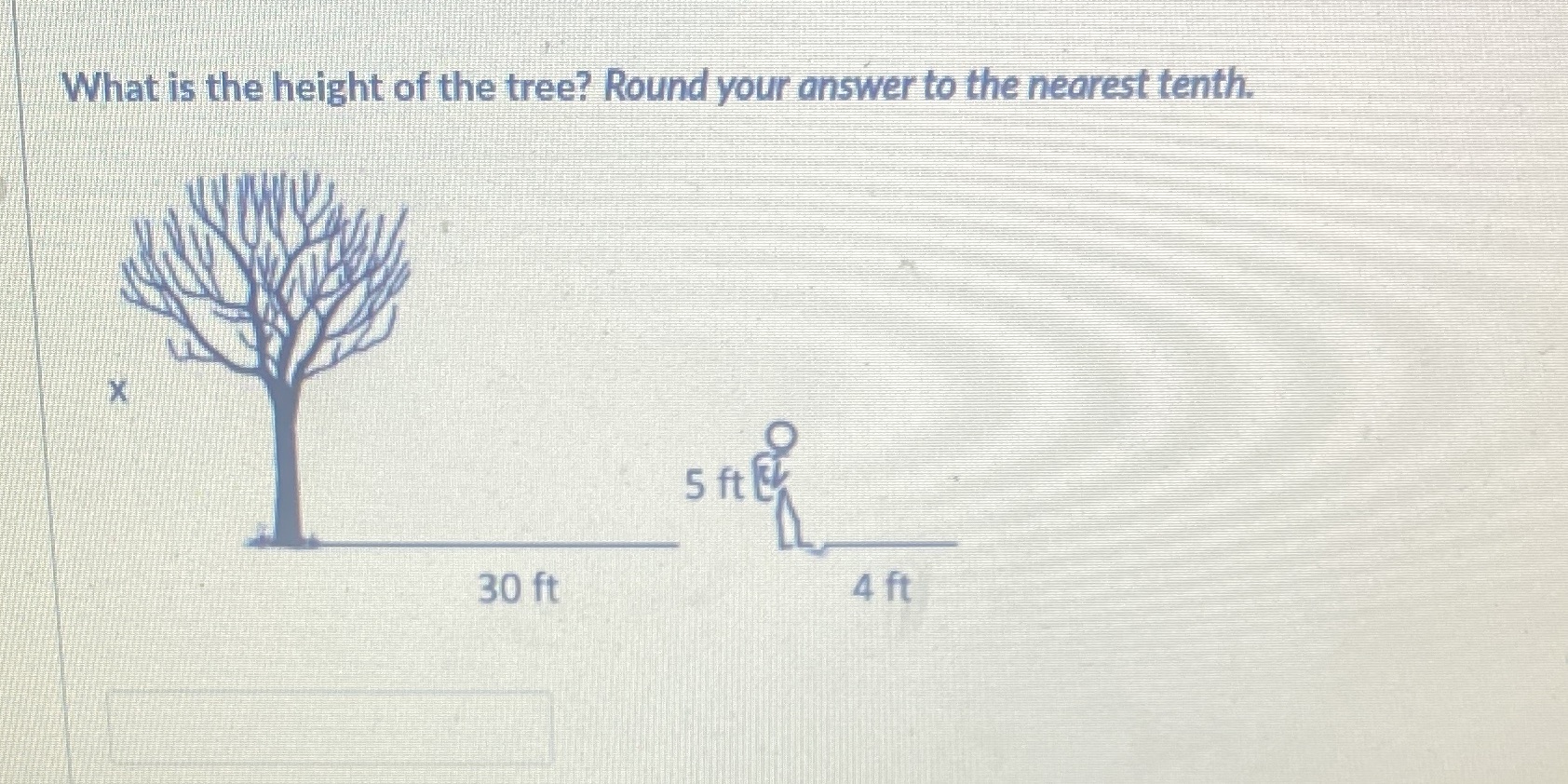 Indirect measurement What is the height of the