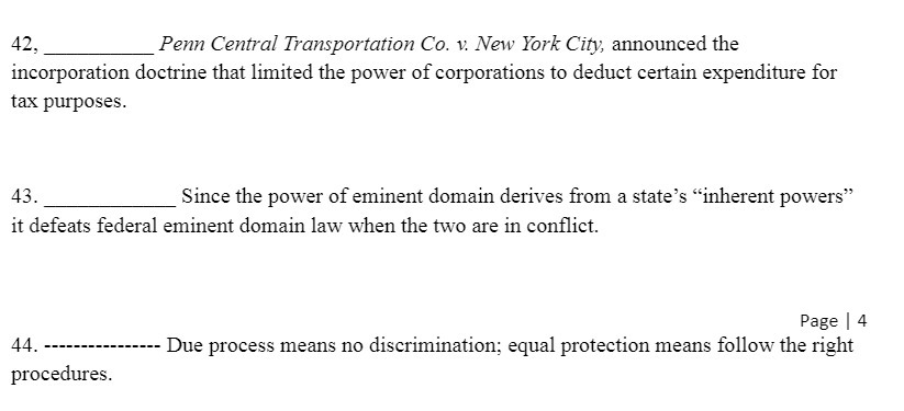42. Penn Central Transportation Co. v. New York