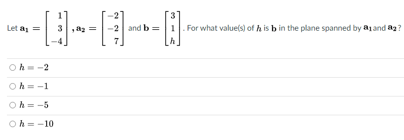 2 Let a1 = 3 , 82 = 2 and b = 1 . For what