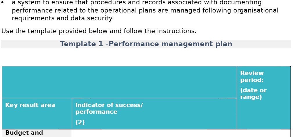 a system to ensure that procedures and records