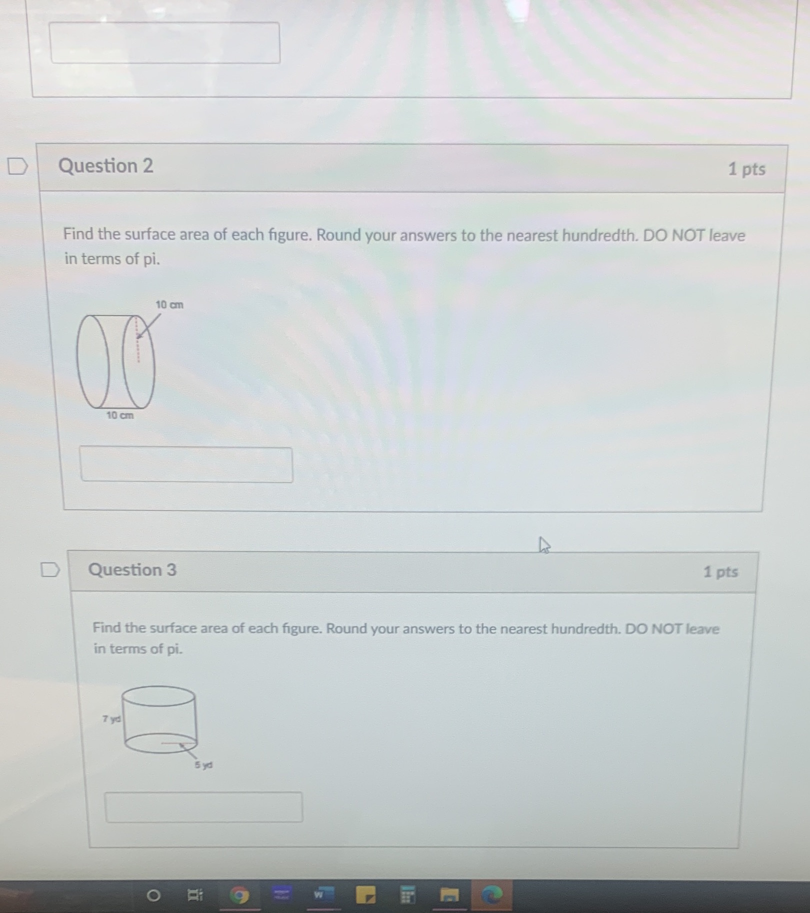 Please help with 2&3 with answers D Question 2 1