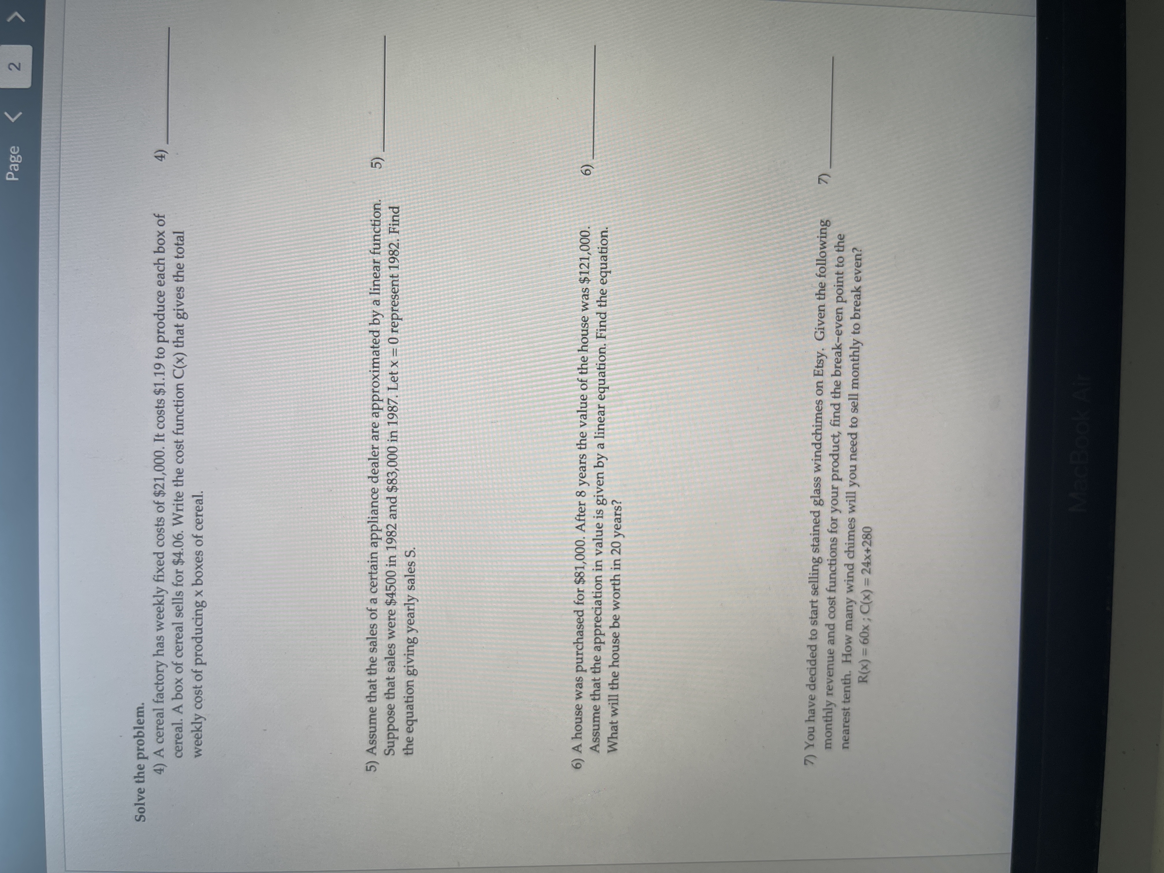 Page < 1 10 pts. Name MULTIPLE CHOICE. Choose the