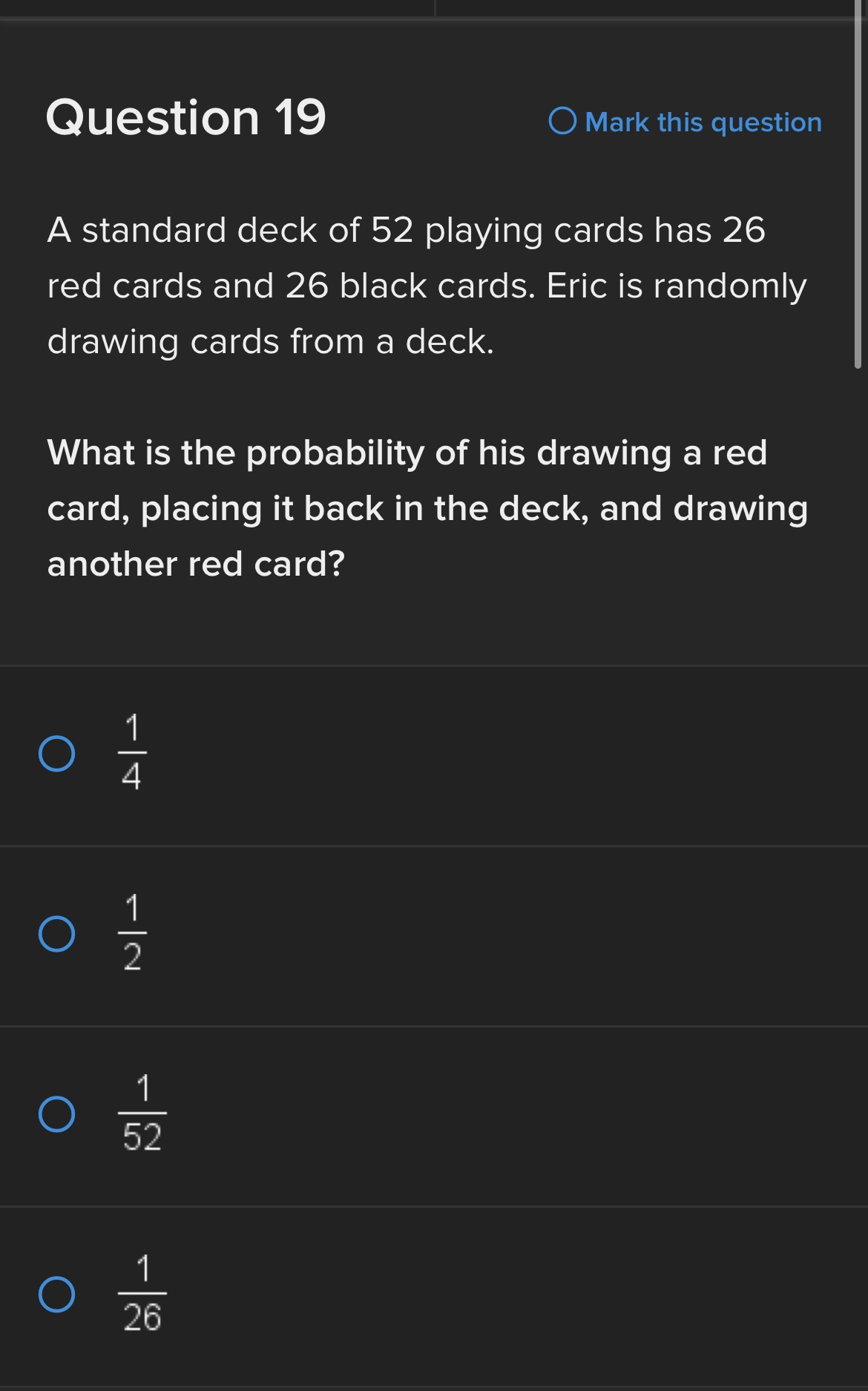 Question 20 What does a wider normal distribution