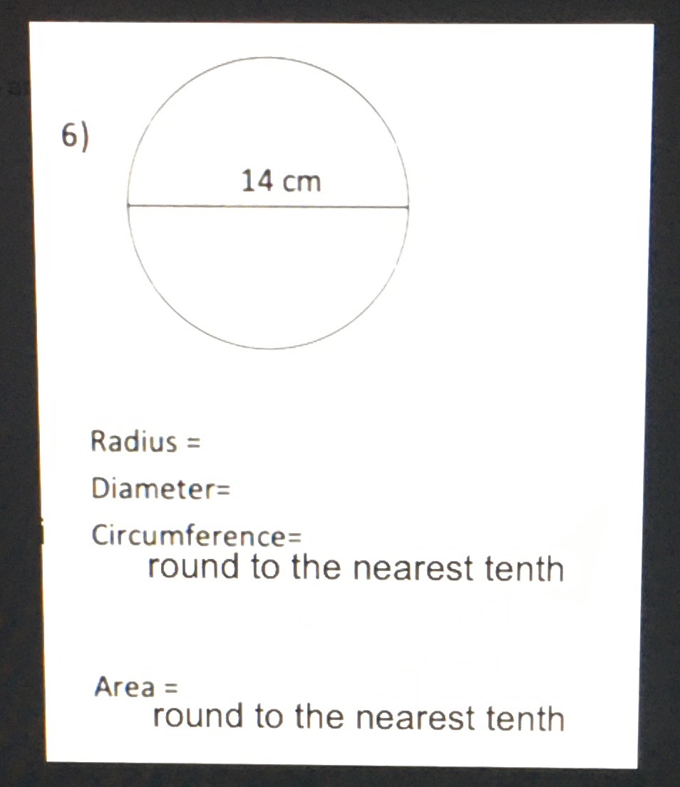 Please help me with this question. Radius 2