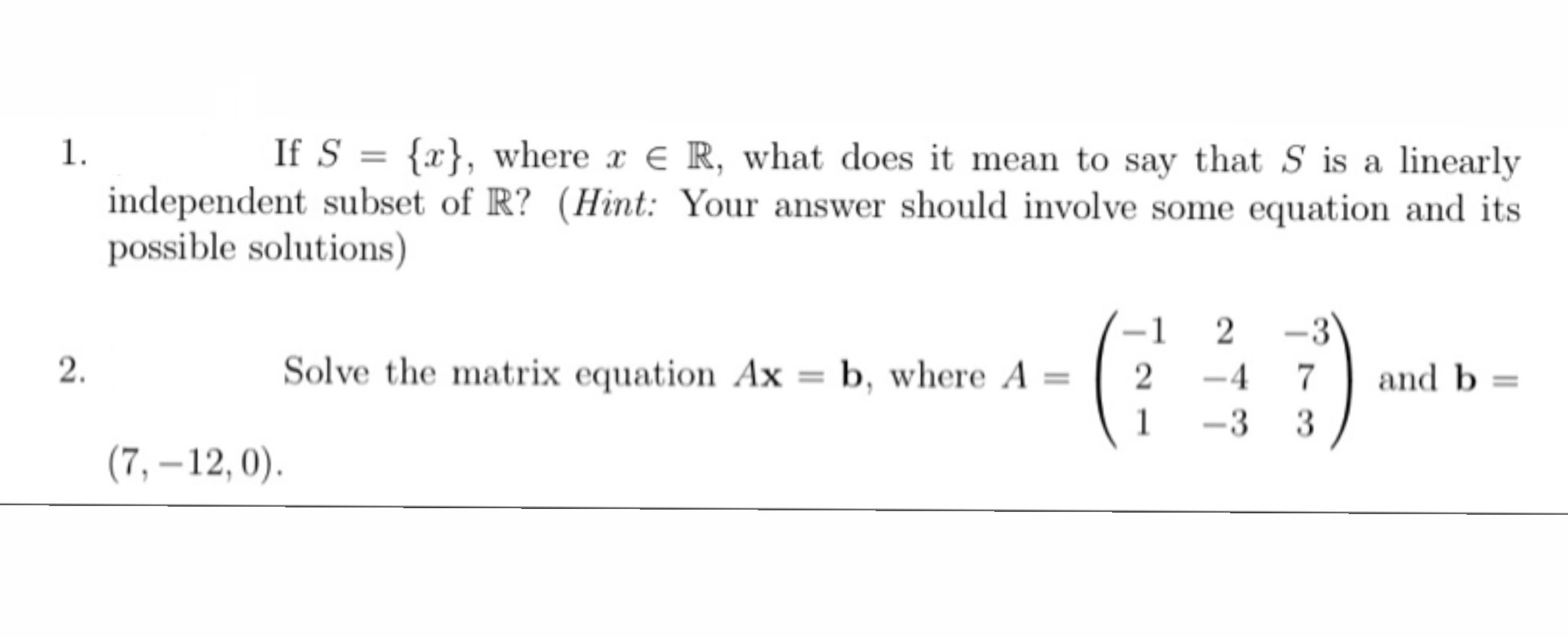 please help me solving these problems using