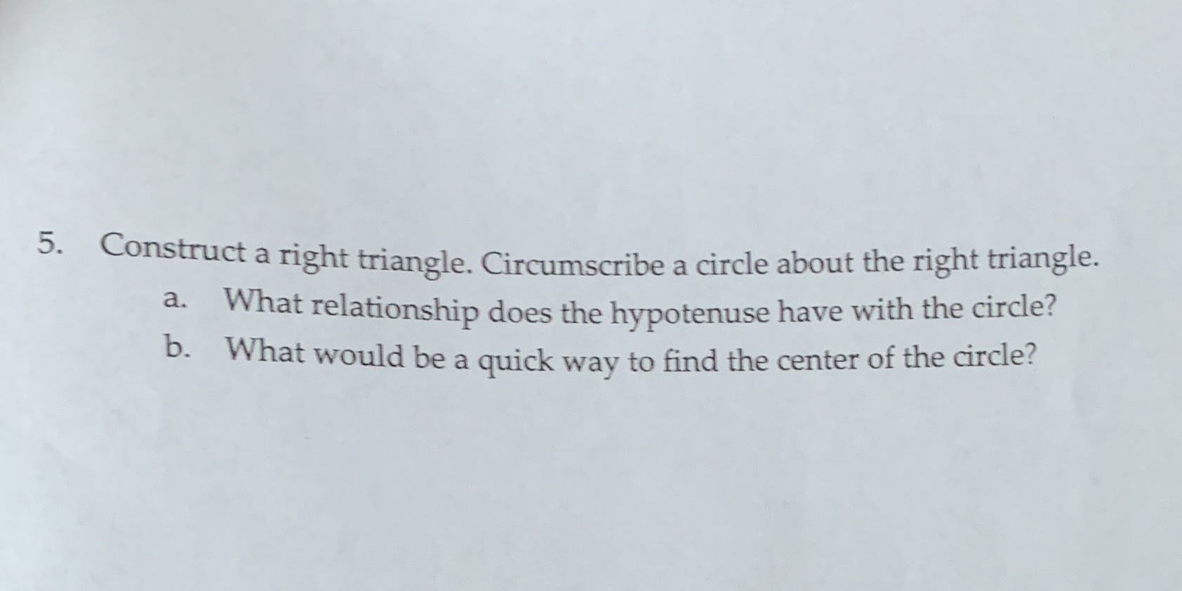 I'm in need of help with this question. 5.