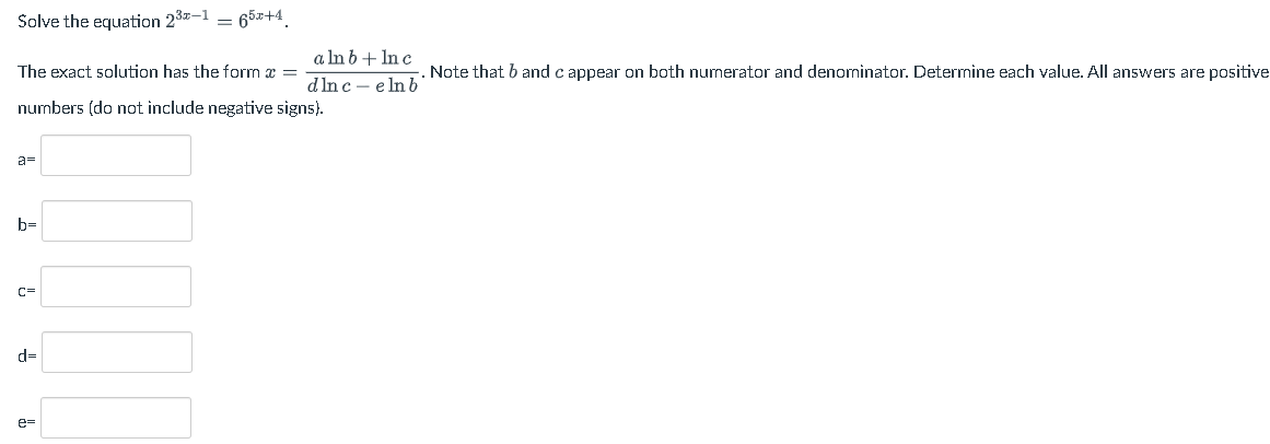 Solve the equation 235%1 = 65;\". _ a Lu b +1n c