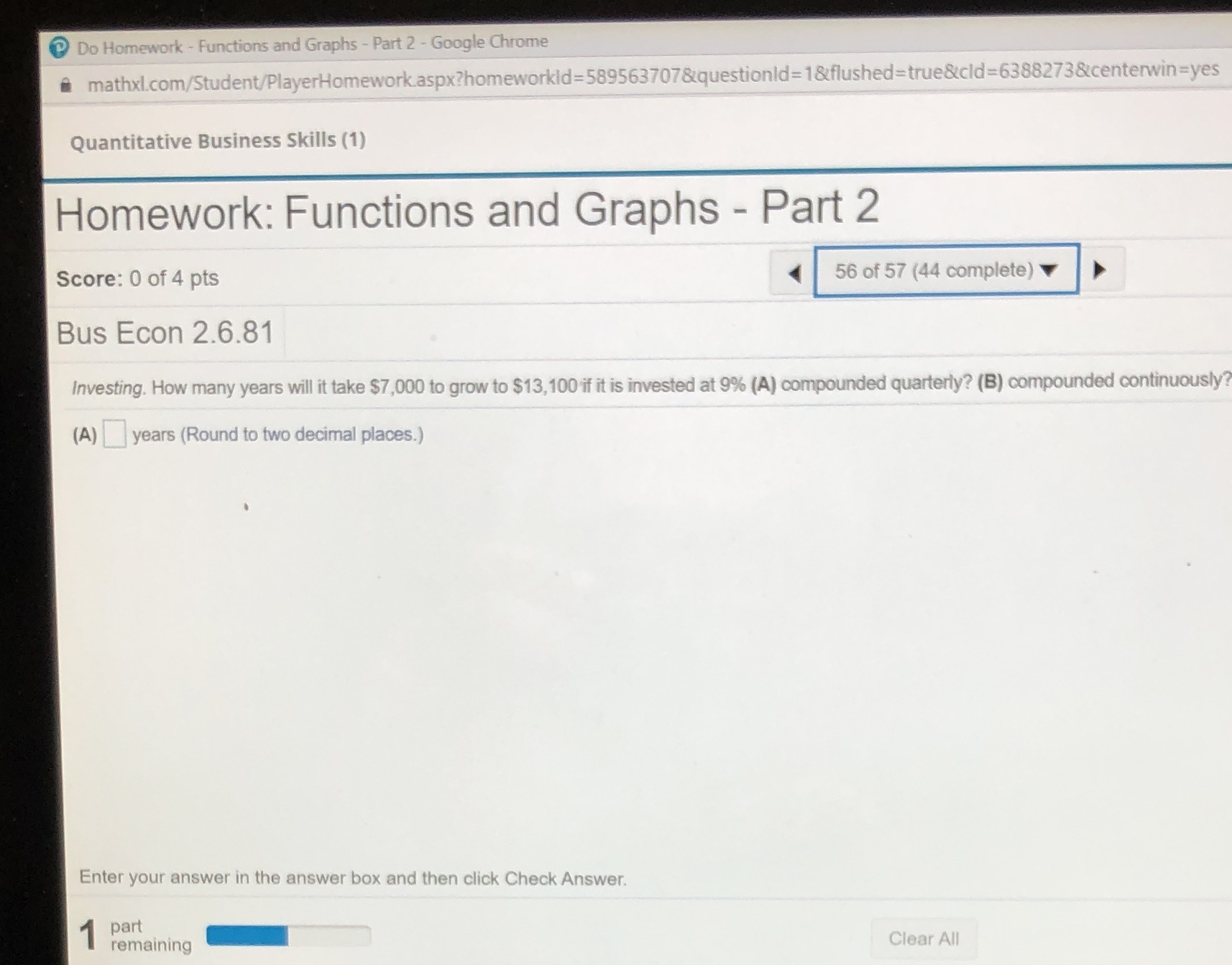 Do Homework - Functions and Graphs - Part 2 -