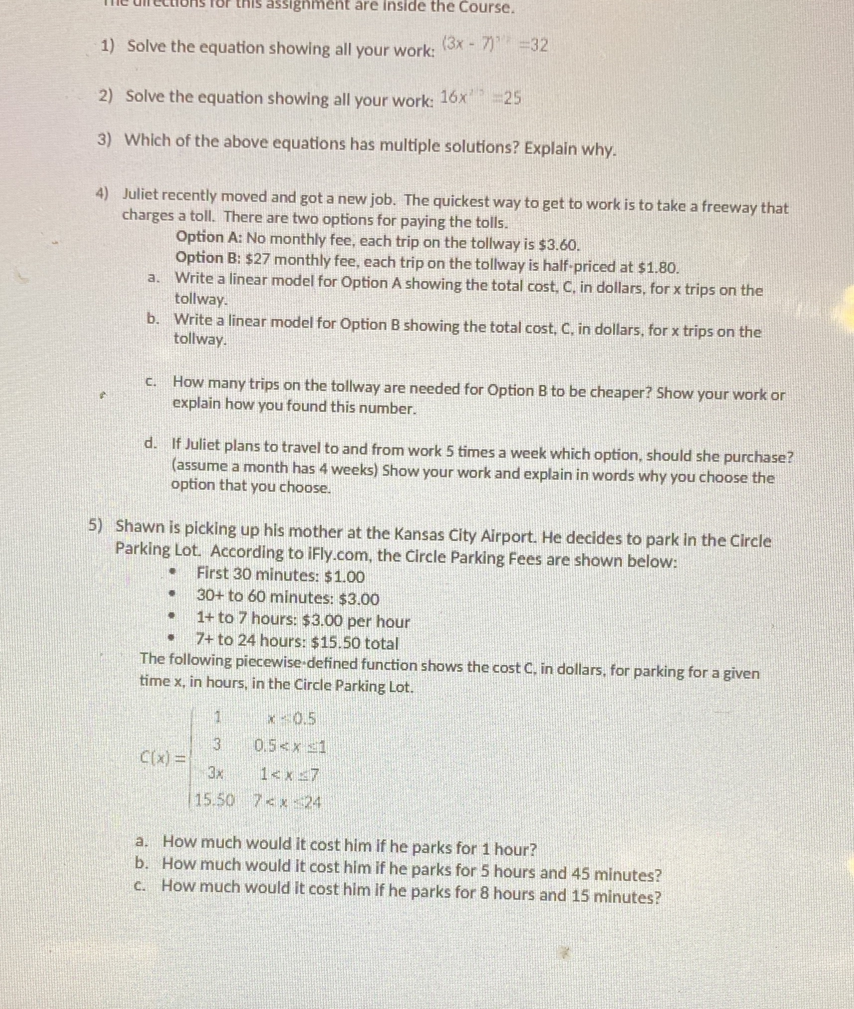 Complete in order, Label them please and show