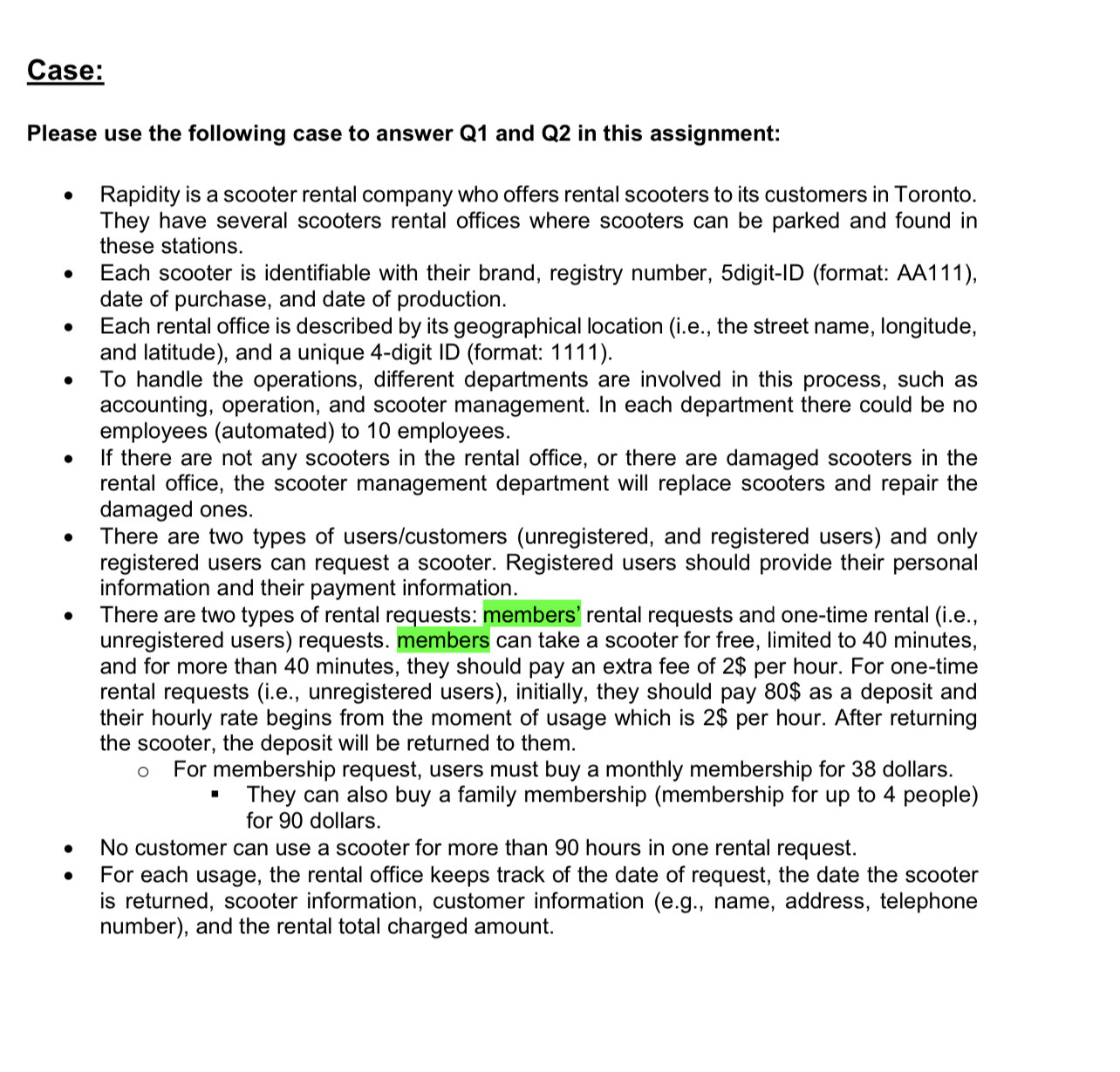 iv. Create 2 reports by using the queries