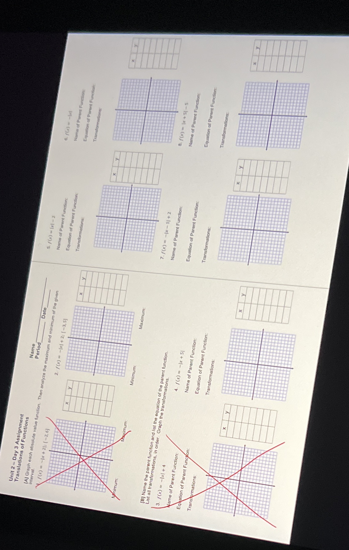day 3 i need help with 2, 4, 5, 6, 7, 8 Unit 2 -