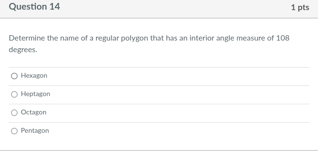 I need help from 8-17. 8. Question 8 1 pts The