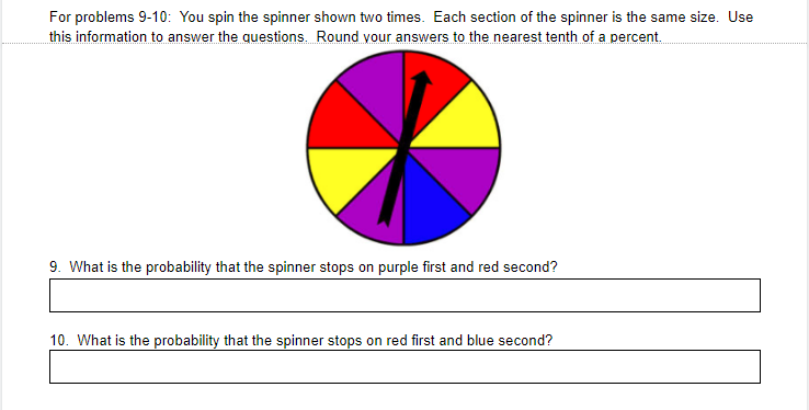 For problems 1-2: The two-way table gives data