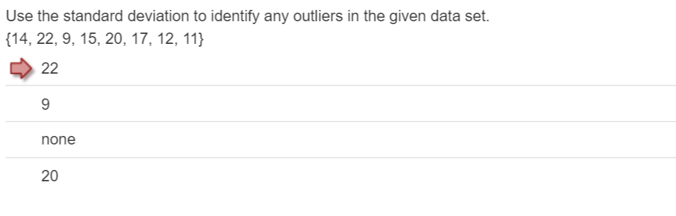 Identify the variance and the standard deviation