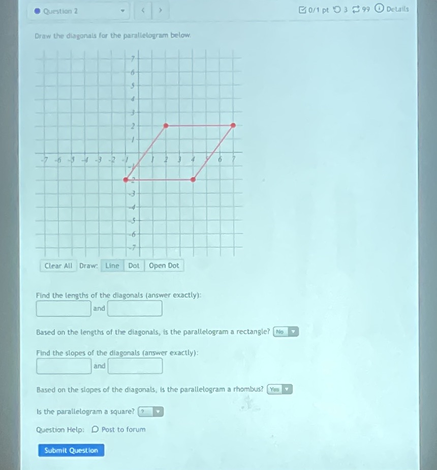 Question 2 Go/1 pt 0 3 99 0 Details Draw the